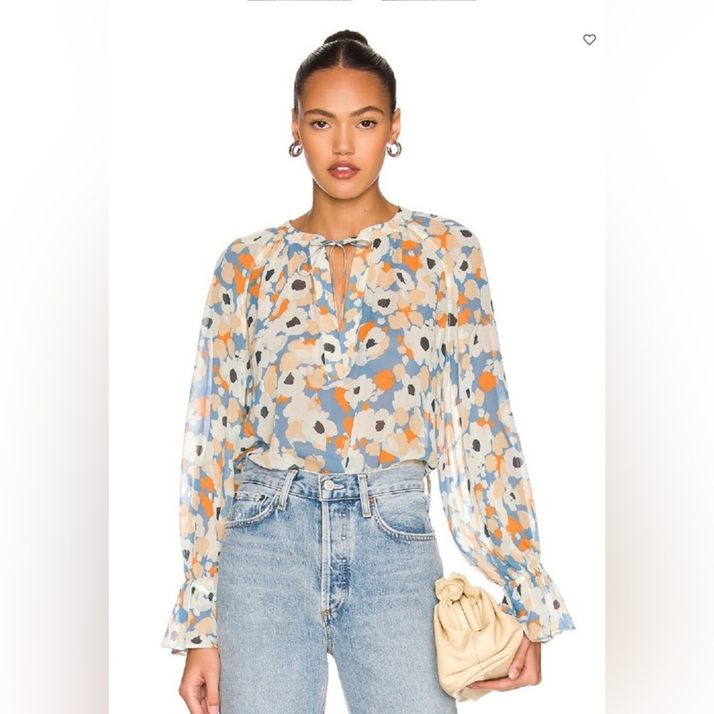 Joie floral peasant top